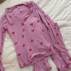 Skims Valentine pajama set